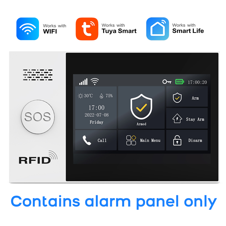 Smart Home Package - Tuya-ワイヤレス家庭用wifi/gsm,モーション検出器センサー,バーglar,アラームシステム,アプリケーションによる制御,PG-107
