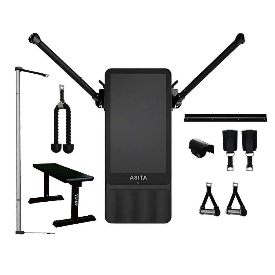 Smart Home Gym Mirror - 多機能フィットネス機器 トーナル 壁掛けスマートホームジム デジタルウェイト筋力トレーニングミラー