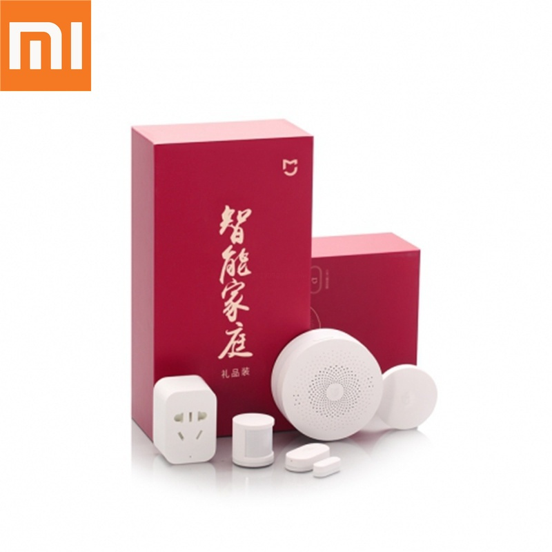 Smart Home Xiaomi Hub 2 - オリジナル Xiaomi スマートホームキットゲートウェイドア窓センサー人体センサーワイヤレススイッチ Zigbee ソケットセットスマートホーム用