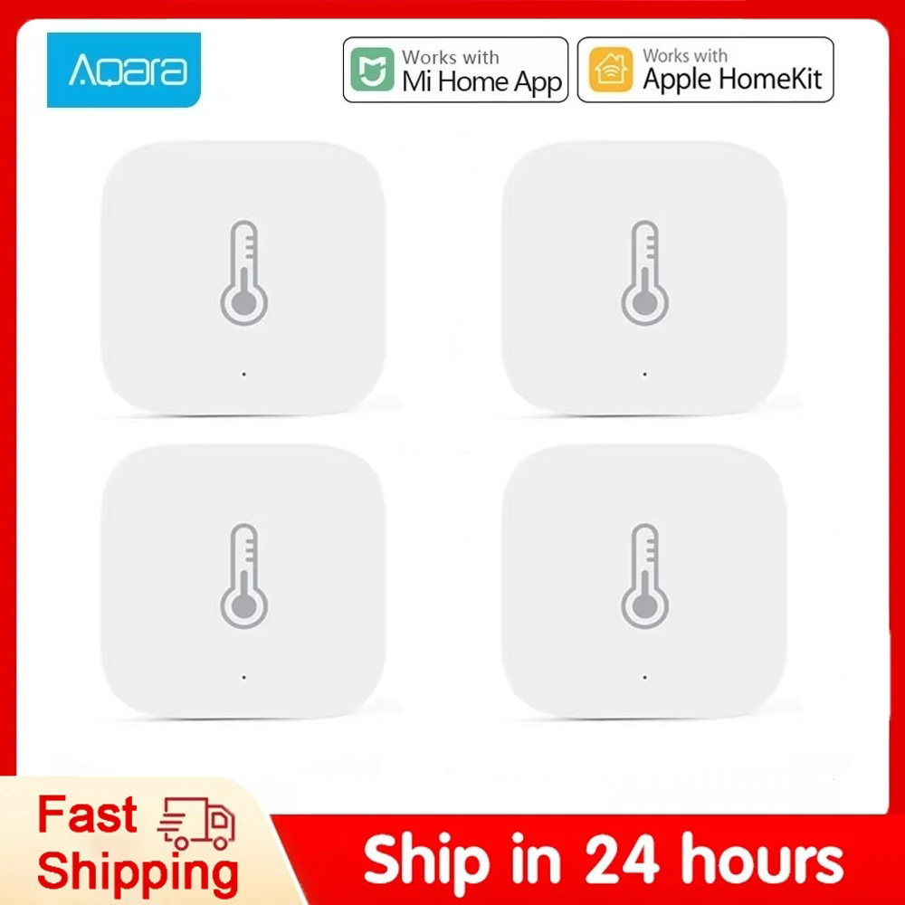 Smart Home Xiaomi Hub 2 - 1/2/4 個 Aqara Zigbee ワイヤレス温度湿度センサー湿度計スマートホーム Xiaomi