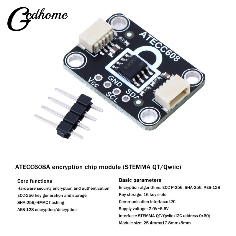 Smart Home Keyboard - ATECC608 セキュアエレメントモジュールブレークアウトボード STEMMA QT Qwiic インターフェース付き
