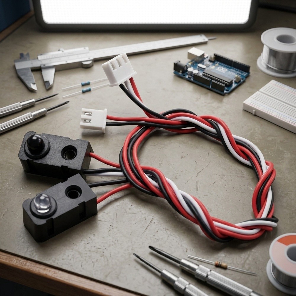 Smart Home Kits - 4ペア赤外線ビームセンサーキット スルービームIRスイッチ 5V DC スマートホームオートメーションセキュリティシステムおよびDIYロボティクスプロ用