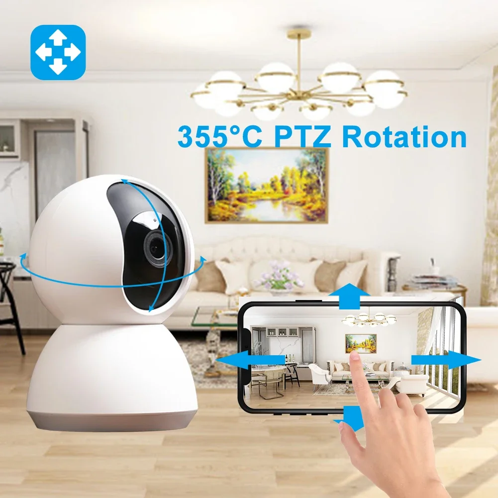Smart Baby Night Light - 400W スマート Tuya 屋内カメラ 1080P 360