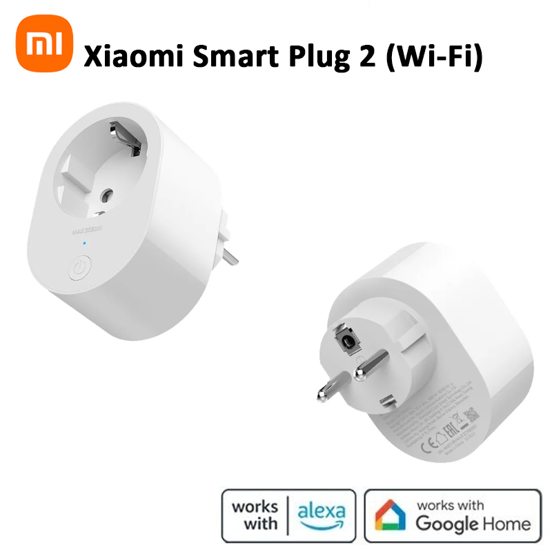 Smart Home Xiaomi Hub 2 - Xiaomi-スマートプラグ,グローバルバージョン,電源アダプター,ワイヤレスソケット,リモートコントロールアシスタント,スイッチプラグ,2 (wi-fi),最大3680W,EU