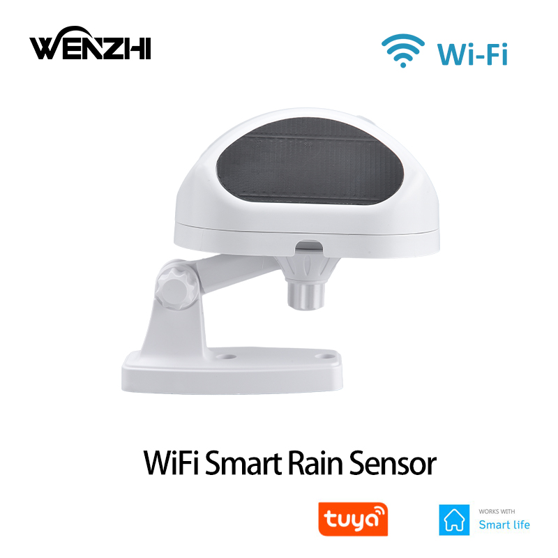 Smart Home Nas - WiFi雨センサー 降雨期間検出 屋外防水 バッテリー駆動 Tuya Smart