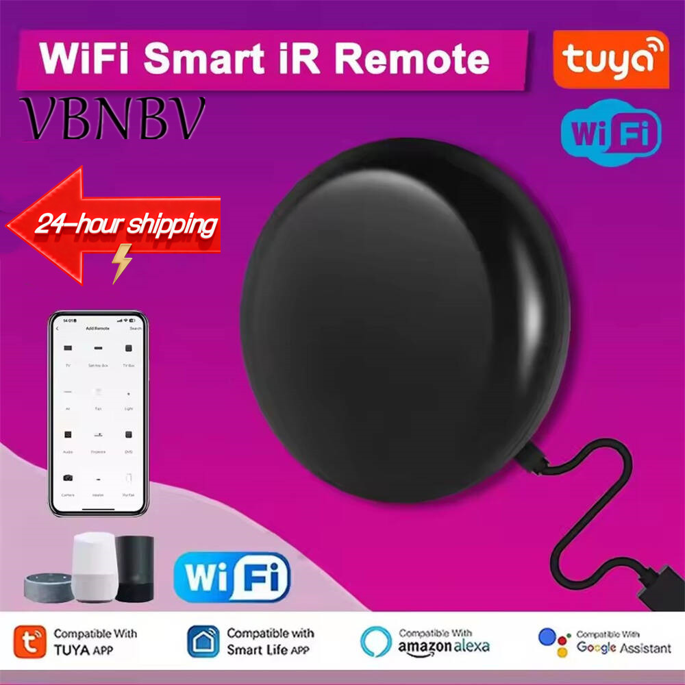 Smart Ir Remote Controller - Tuya WiFiスマートIRリモコン Tuyaスマートホームリモコン テレビ、DVD、エアコン対応 AUD Alexa、Google