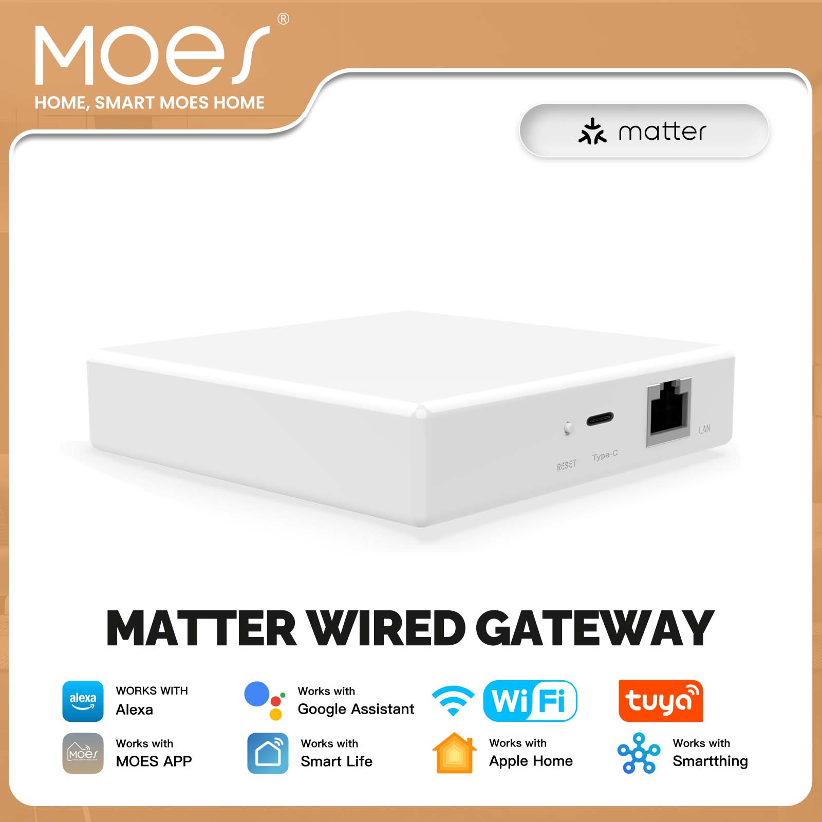 Smart Home Registration - MOES Tuya ZigBee Matter Thread ゲートウェイハブ、スマートホームブリッジ、Siri