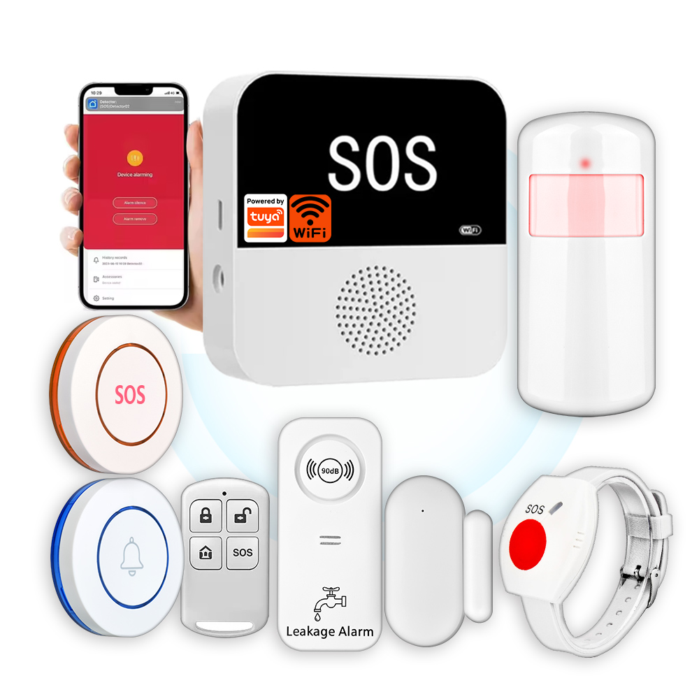 Smart Home Kits - スマートセキュリティWiFi Tuyaスマートアラームシステム 盗難侵入者システム SOS緊急ホームセキュリティキット