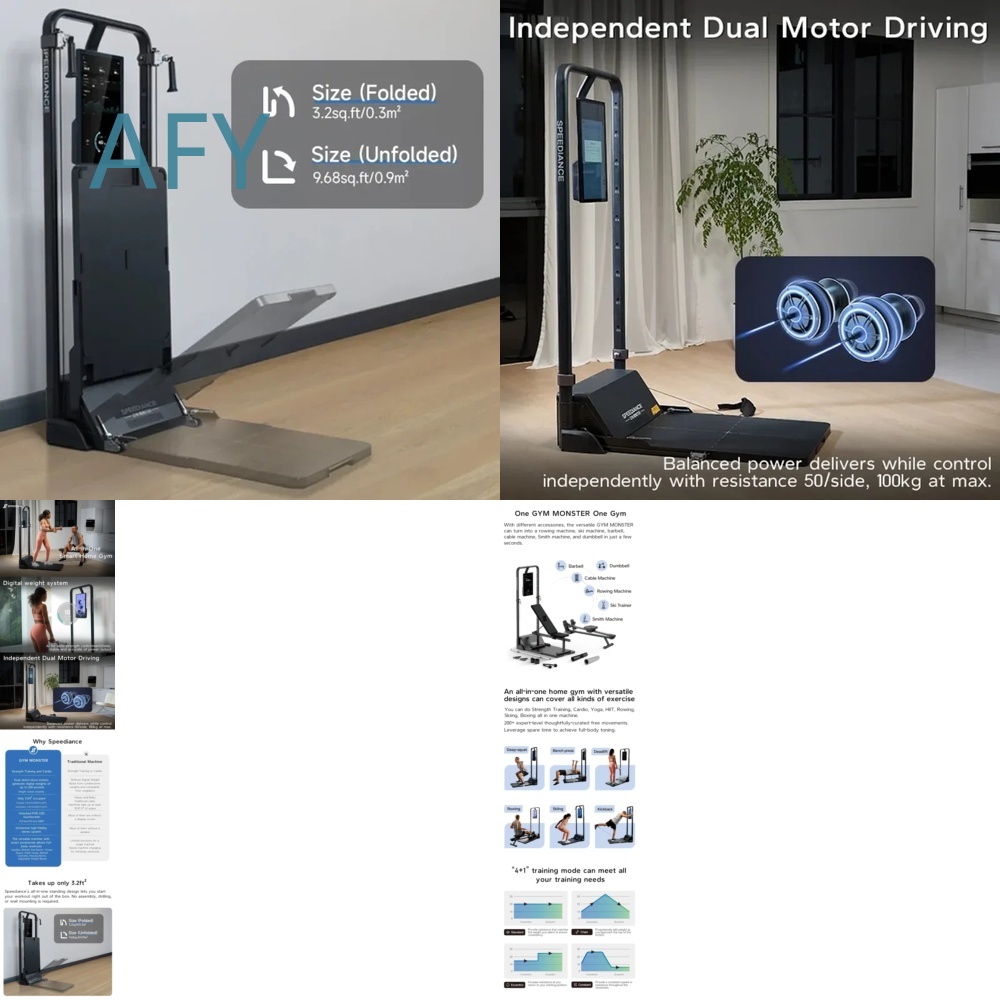 Smart Home Gym Mirror - スマートホームジム用壁掛け式レジスタンストレーニングミラー、インテリジェントワークアウトトラッキング機能付きスマートジムミラー