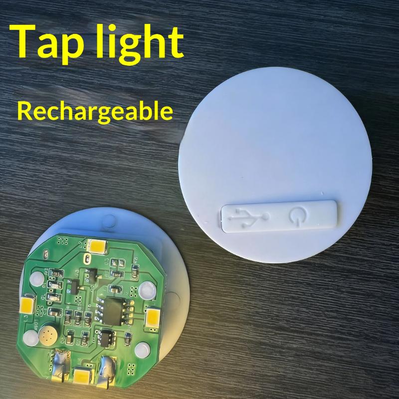 Smart Baby Night Light - 38mm充電式LEDナイトランプタッチコントロールサウンドセンサーライト子供用ベビールームベッドサイドおもちゃ