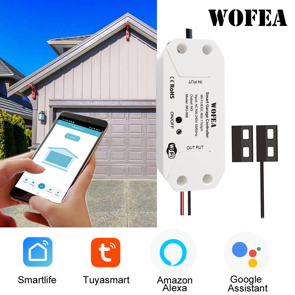 Smart Home Registration - Wofea Tuya スマート WIFI 2.4G ガレージドアオープナーコントローラー