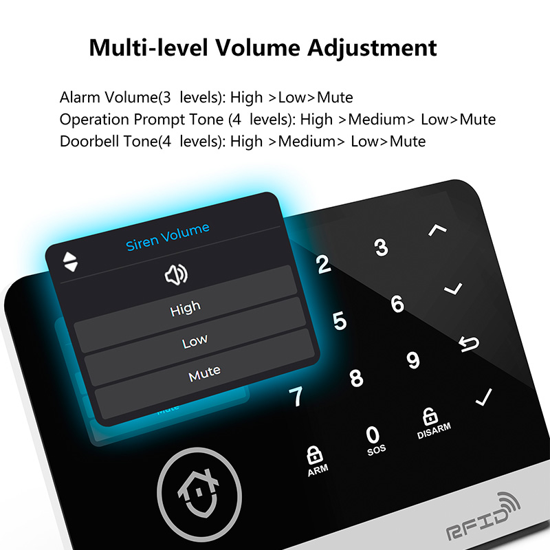 Tuyaスマートアプリ対応、ドアと人感センサー付き、Tuya - Smart Home Keyboard のレビューと価格