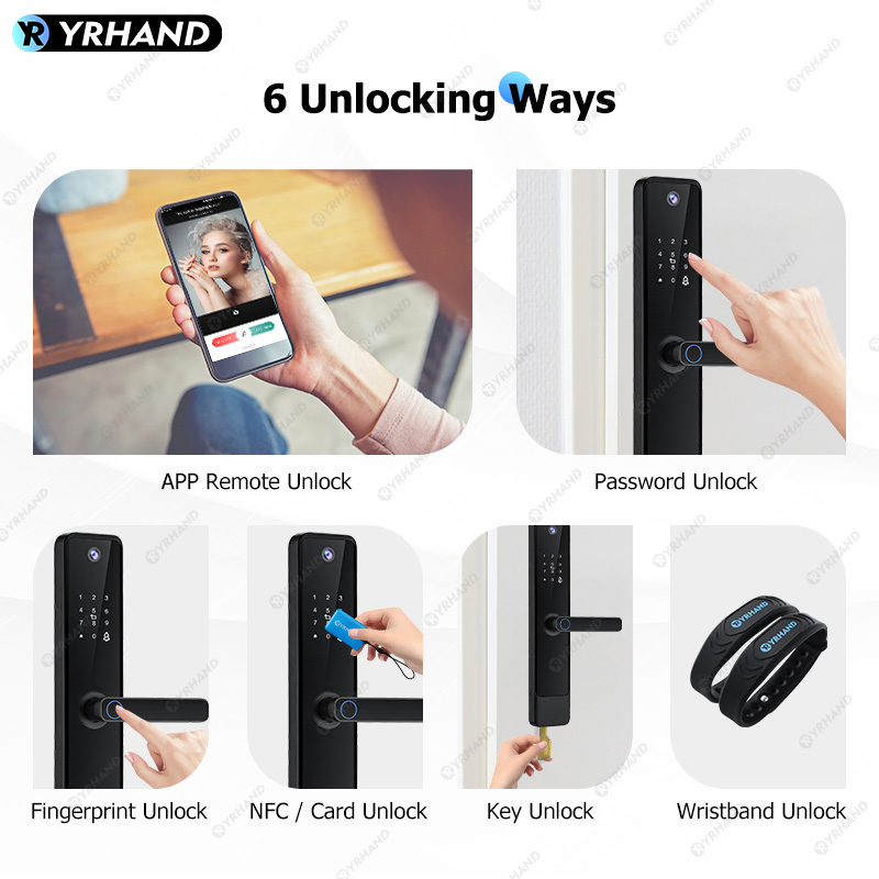 Yrthand tuya-生体認証デジタルドアロック,指紋と - Smart Home Registration のレビューと価格