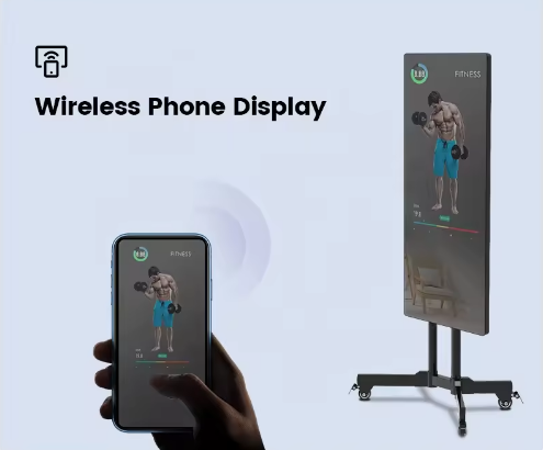 55インチ新型スマートタッチスクリーン壁掛けマジックディスプ - Smart Home Gym Mirror のレビューと価格