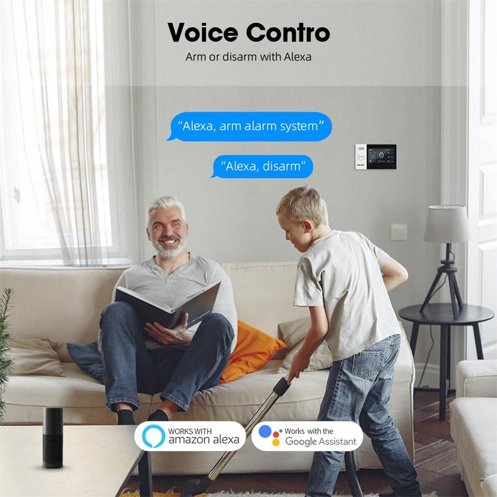 2.4G WIFIスマートGSMアラームシステム、TUYAス - Smart Home Package のレビューと価格