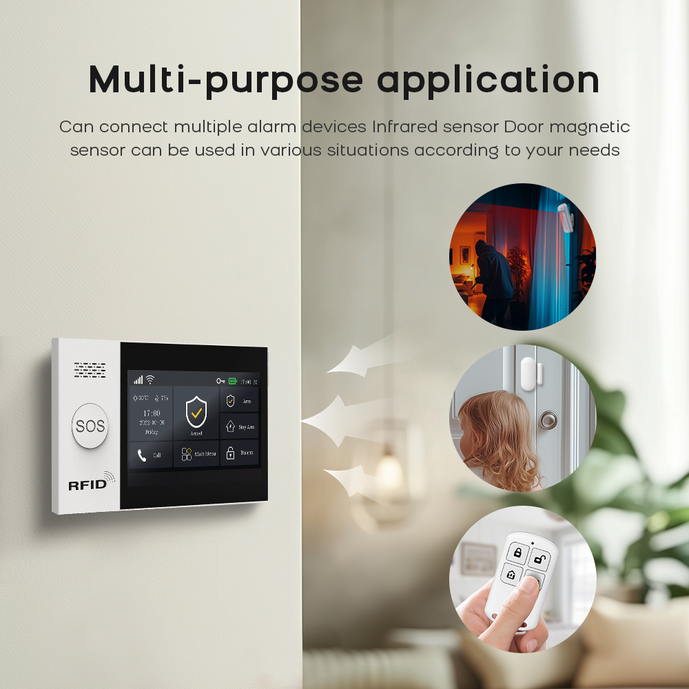 Tuya-ワイヤレス家庭用wifi/gsm,モーション検出器 - Smart Home Package のレビューと価格