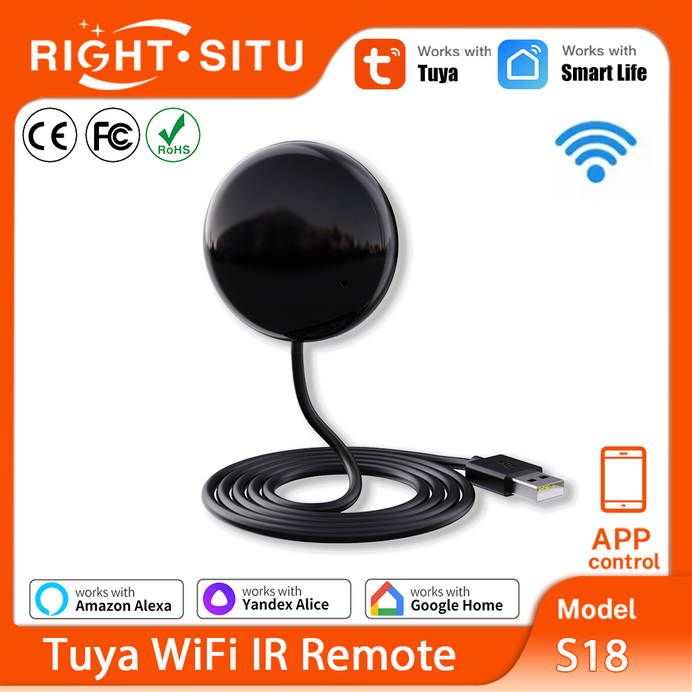 Tuya WiFi IRリモコン スマートホームオートメーシ - Smart Ir Remote Controller のレビューと価格