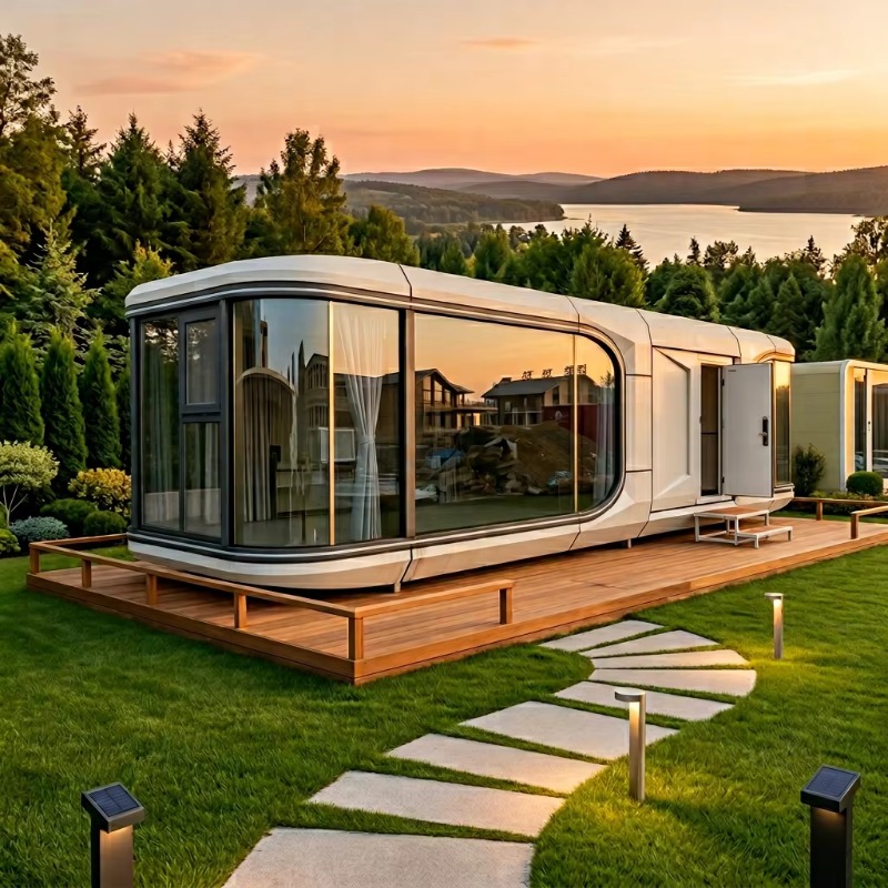 スマートスペースポッドタイニーハウスプレハブキャビン、裏庭オ - Airbnb Smart Home のレビューと価格
