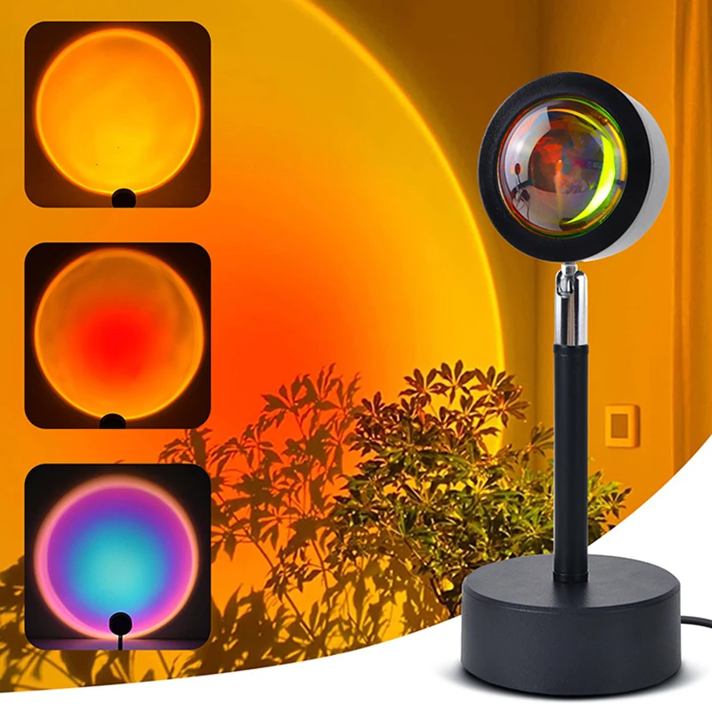 スマートLEDサンセットランプ,カラフルな変更ランプ,Blu - Smart Home Room のレビューと価格