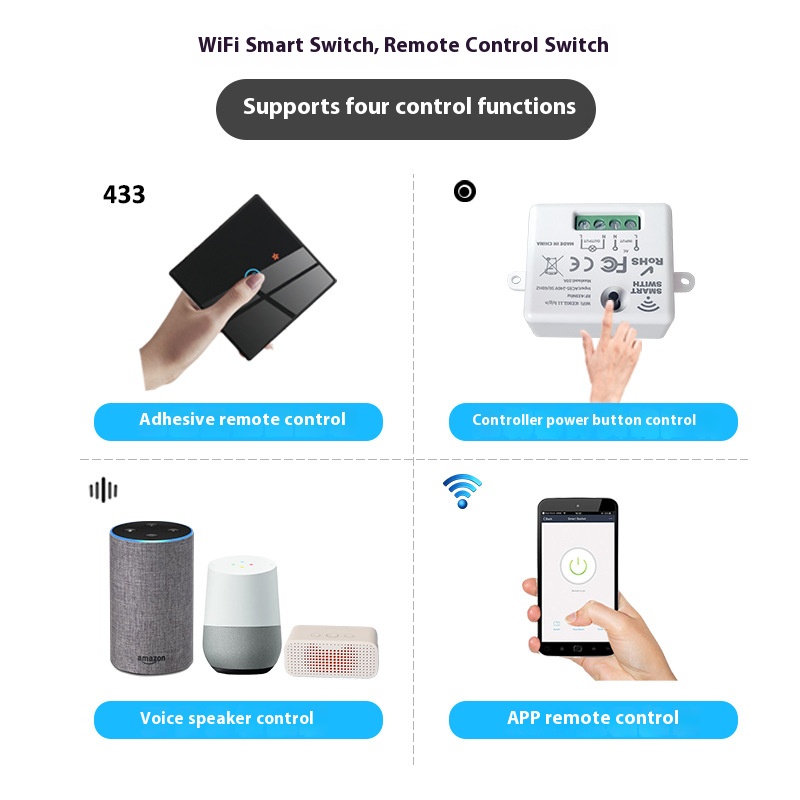 Tuya スマートスイッチオフデバイスは、ワイヤレスタッチ、 - Smart Home Internet のレビューと価格