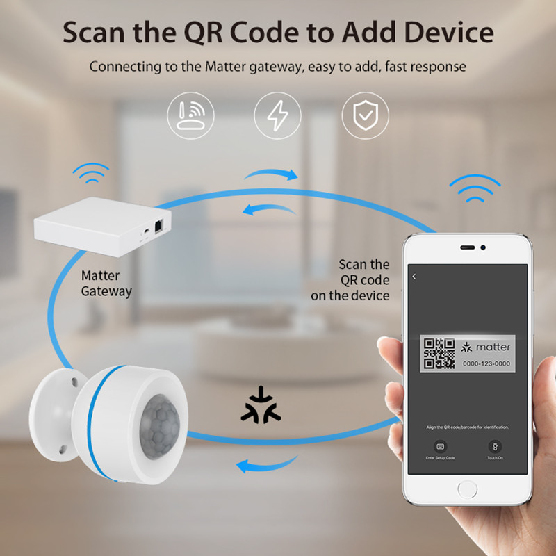 Tuya Matter Thread スマート PIR モー - Smart Home Nas のレビューと価格