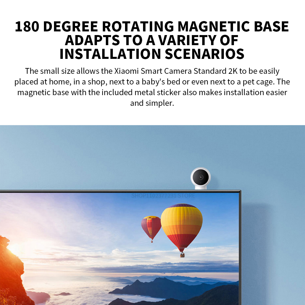 Xiaomi スマートIPカメラ 標準版 2K HD 赤外線 - Smart Home Future のレビューと価格