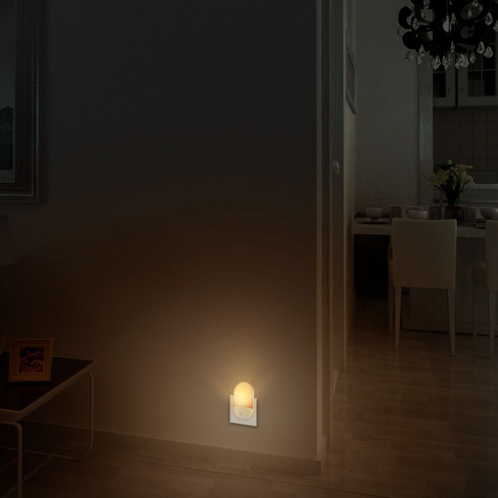スマートセンサー付きLEDプラグインナイトライトABS優しい - Smart Baby Night Light のレビューと価格