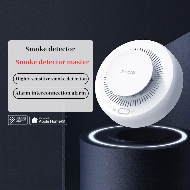 Aqara-インテリジェント煙探知器Zigbee 3.0,火 - Smart Home Future のレビューと価格