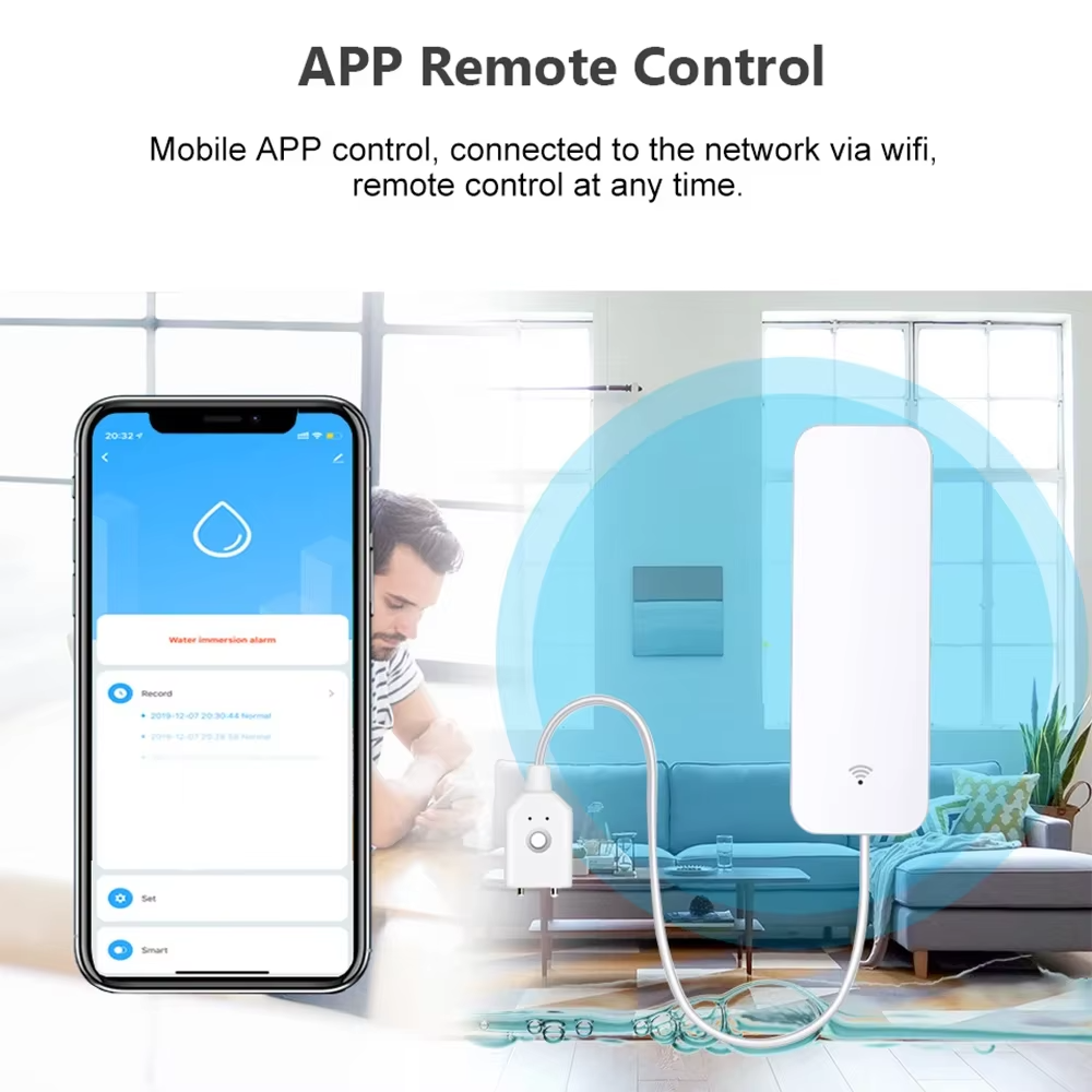 ZigBee WiFi 水漏れセンサー 洪水漏水警報器 Tu - Smart Ir Remote Controller のレビューと価格