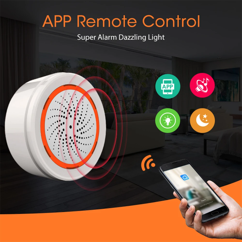 Coolcam Tuya Zigbee スマートサイレンアラ - Smart Home Nas のレビューと価格