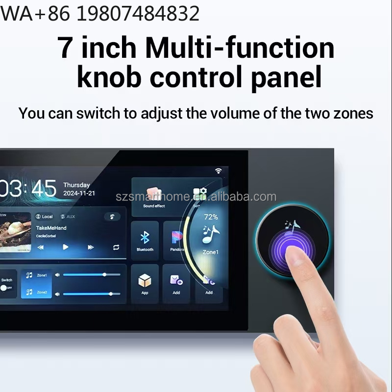 7インチ8チャンネルZigbee3.0ゲートウェイスマートホ - Smart Home Wifi のレビューと価格