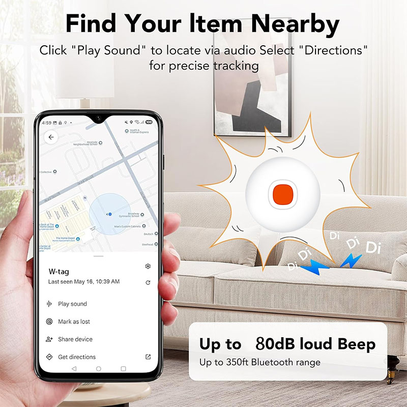Wesolvet W-Tag 防水スマートトラッカー - G - Smart Home Hub Samsung のレビューと価格