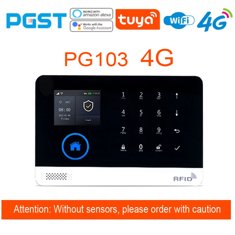 PG-107 Tuya 4G ホームセキュリティアラームシス - Smart Home Package のレビューと価格