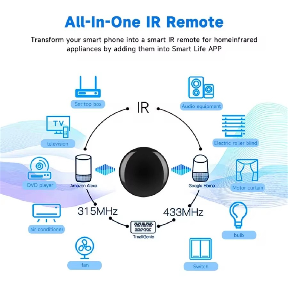 Tuya WiFiスマートIRリモコン Tuyaスマートホー - Smart Ir Remote Controller のレビューと価格