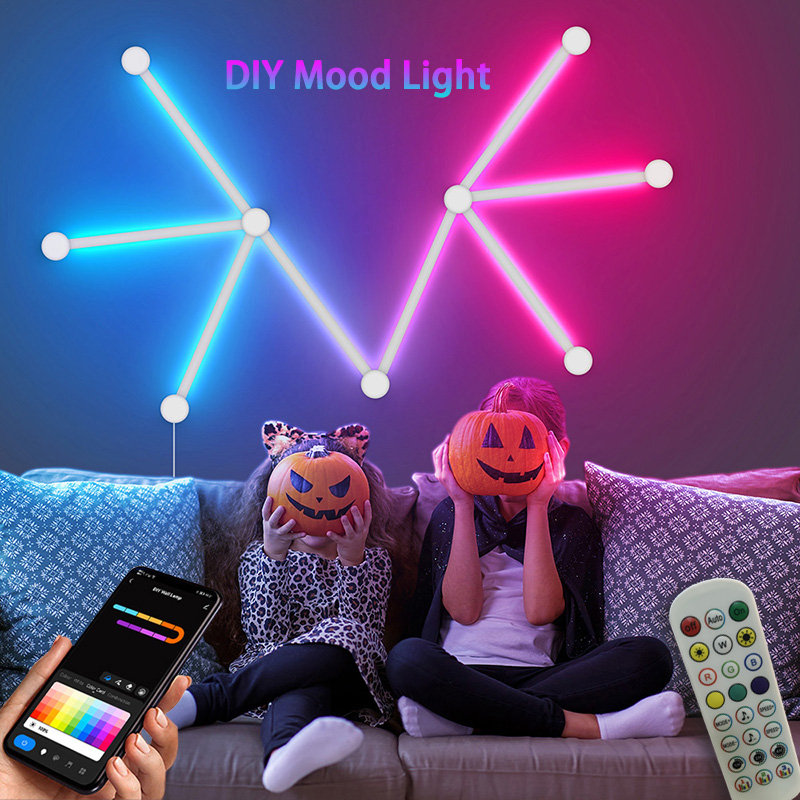スマートRGBウォールランプ、Bluetoothアプリ接続L - Smart Home Room のレビューと価格
