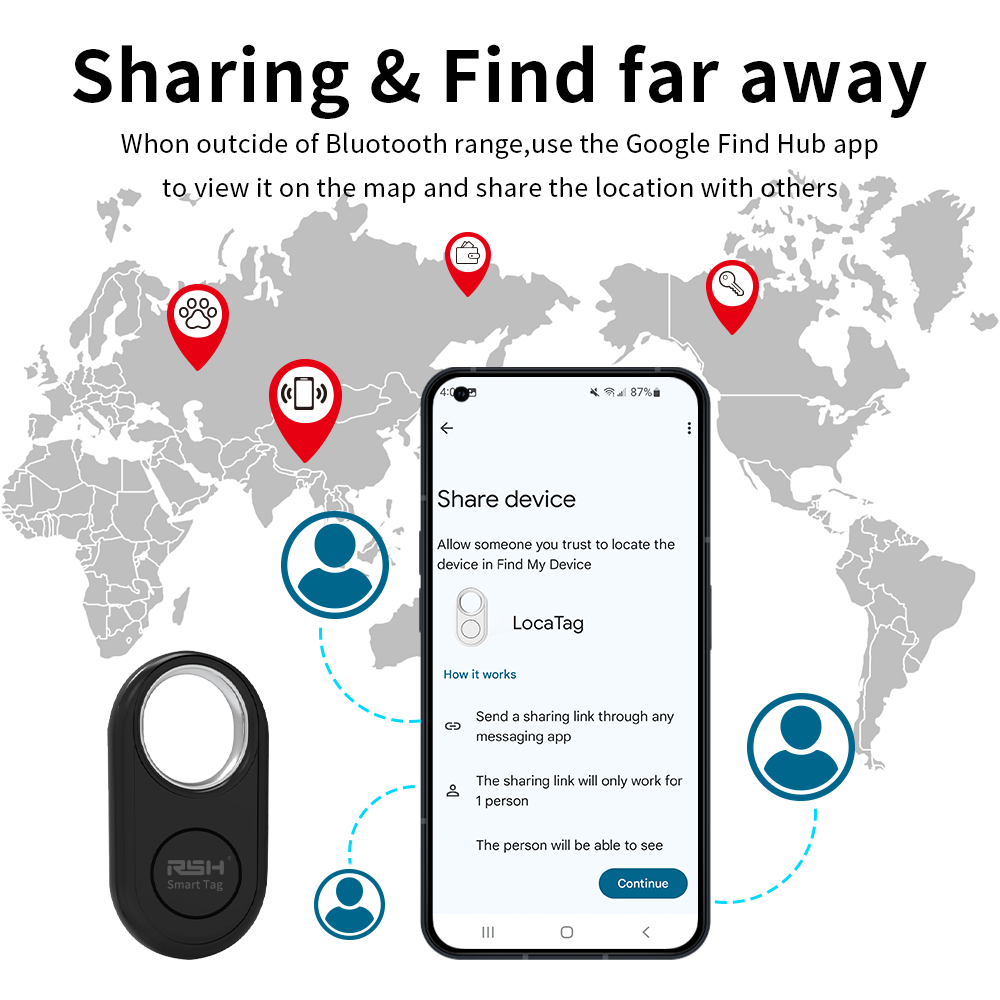RSH 4PCS GPS トラッカー Samsung グロー - Smart Home Hub Samsung のレビューと価格