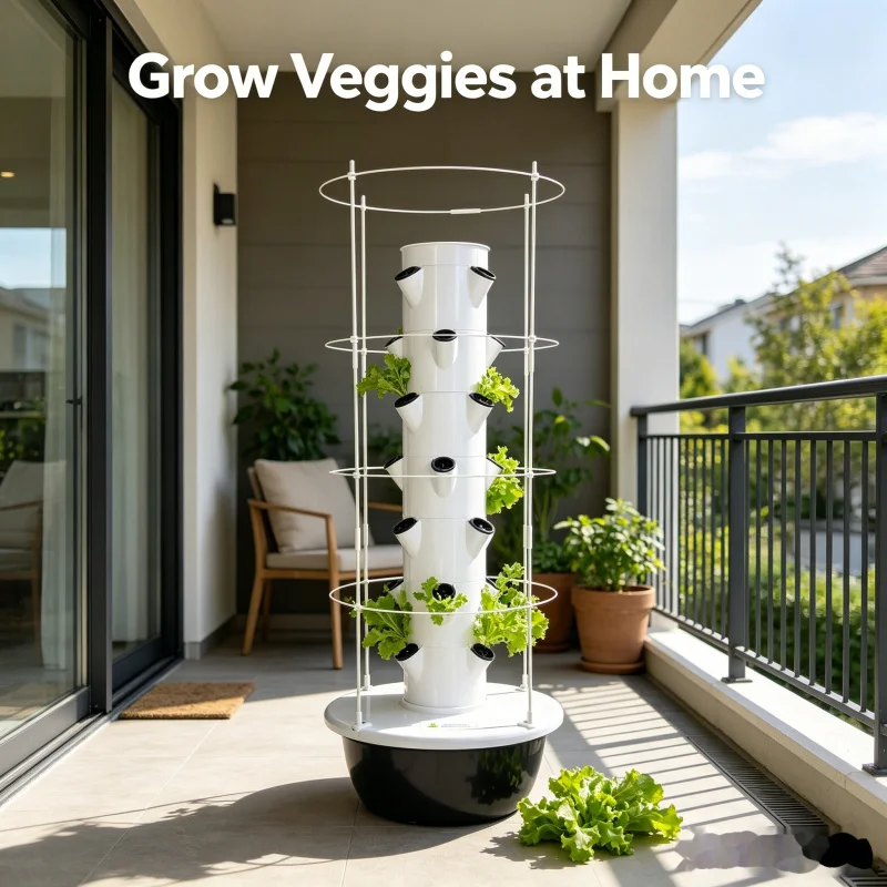 スマート垂直水耕栽培タワー屋内庭園システム - 家庭用野菜ハ - Smart Home Kits のレビューと価格
