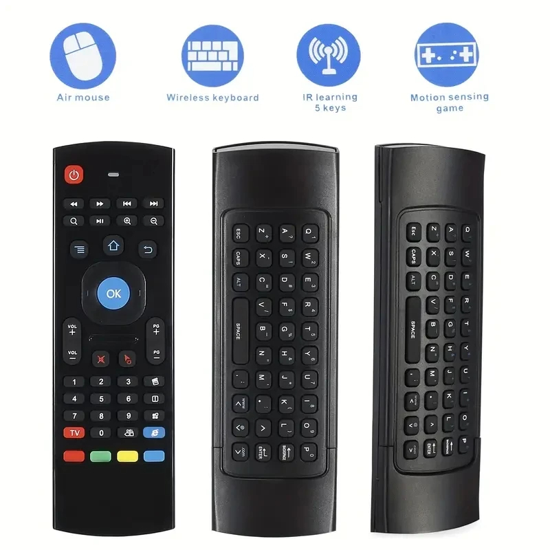 エアマウスワイヤレスミニキーボードリモコン MX3 2.4G - Smart Home Keyboard のレビューと価格