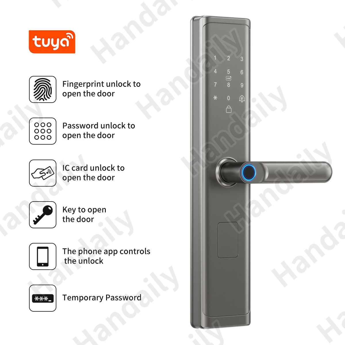 Tuya Wifi TTlock アプリ指紋スマートデジタル - Smart Home Room のレビューと価格
