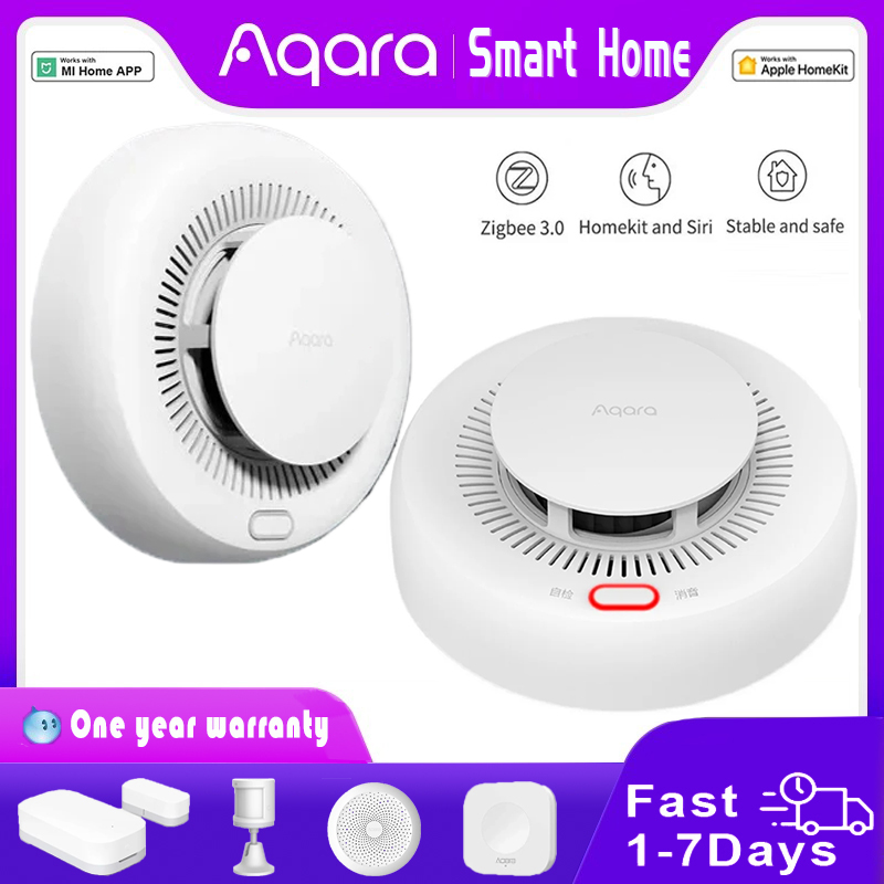 新しい Aqara 煙探知機 Zigbee スマート火災警報 - Smart Home Future のレビューと価格