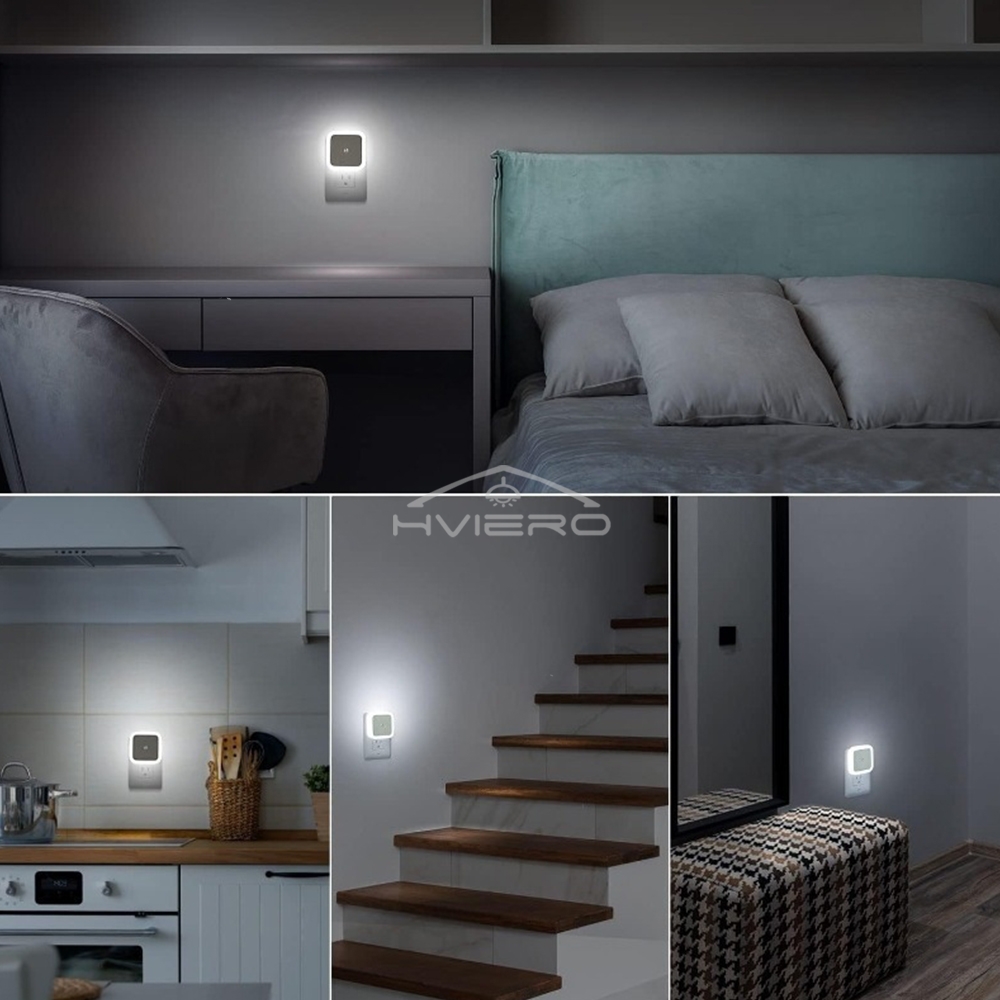 ワイヤレスセンサーLEDナイトライト EUプラグ ミニスクエ - Smart Baby Night Light のレビューと価格
