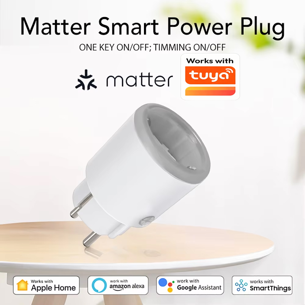 TUYAスマートプラグMatter Wi-Fiソケット16A - Smart Home Nas のレビューと価格