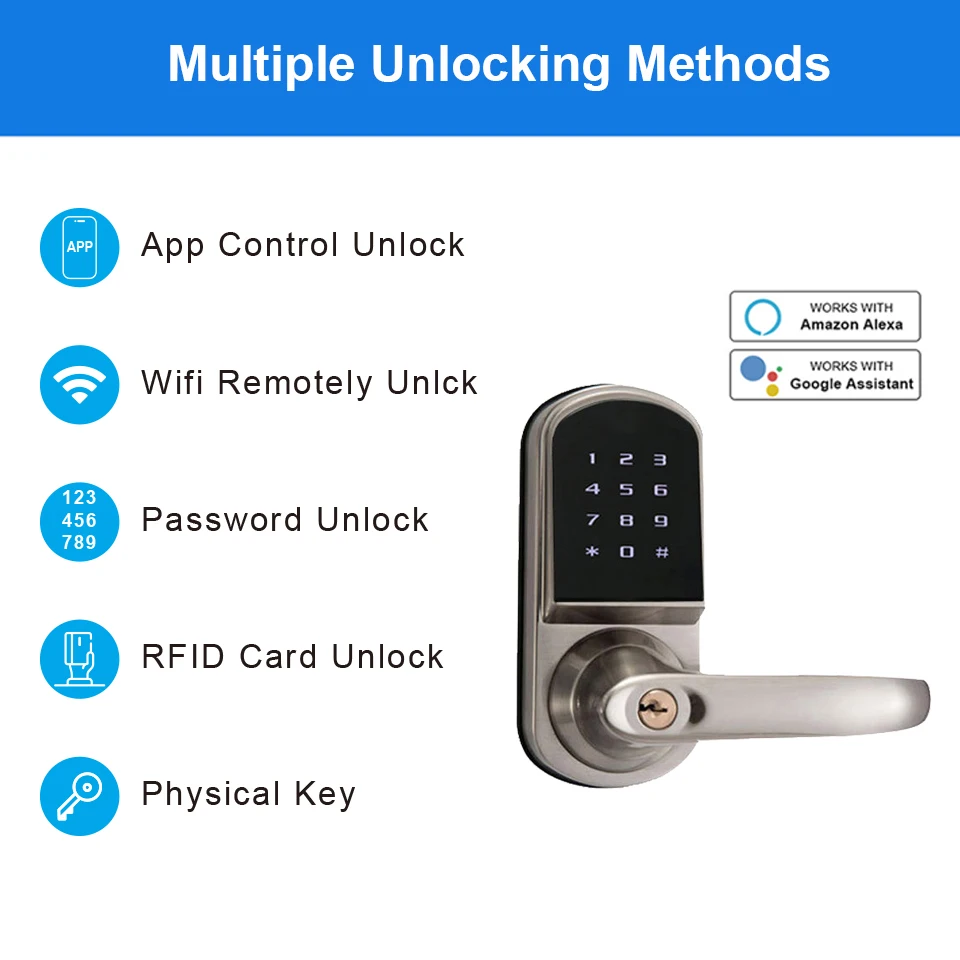 亜鉛合金製スマートドアロック、TTlockアプリ対応タッチキ - Airbnb Smart Home のレビューと価格