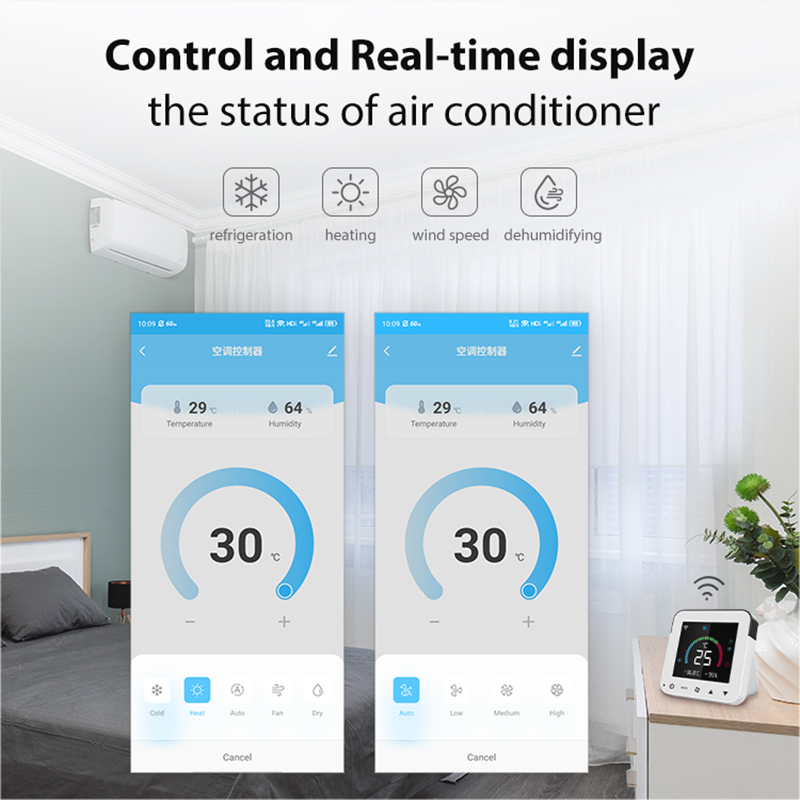 Wifi エアコン コントローラー リアルタイム デジタル  - Smart Home Nas のレビューと価格