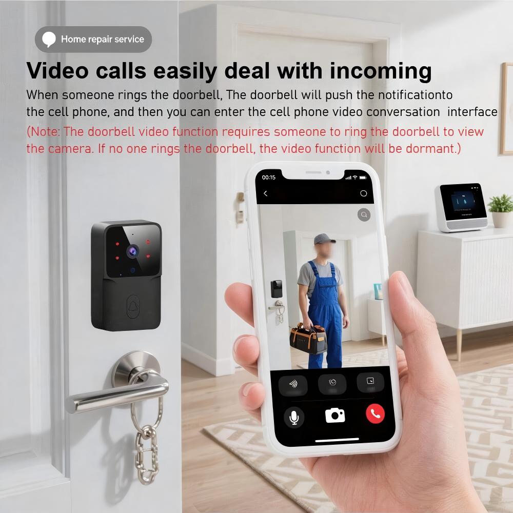 スマートWiFiワイヤレスドアベル 赤外線ナイトビジョン ビ - Smart Home Video Doorbell Installation のレビューと価格