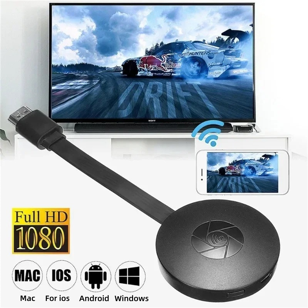 1080P ワイヤレス HDMI ドングル WIFI TV  - Smart Home For Pc のレビューと価格