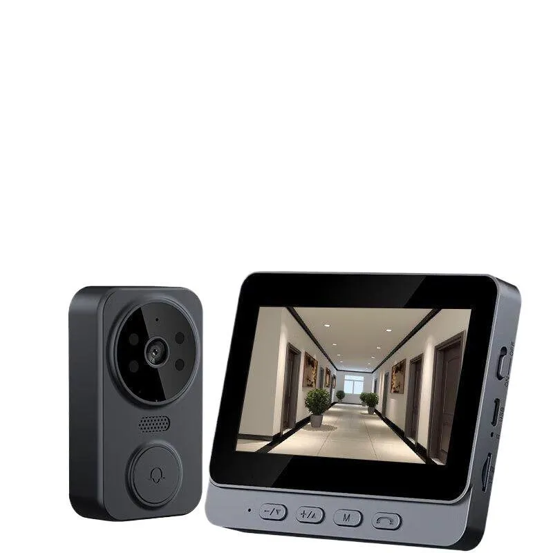 スマートワイヤレスビデオドアベルカメラ HD 盗難防止覗き穴 - Smart Home Video Doorbell Installation のレビューと価格