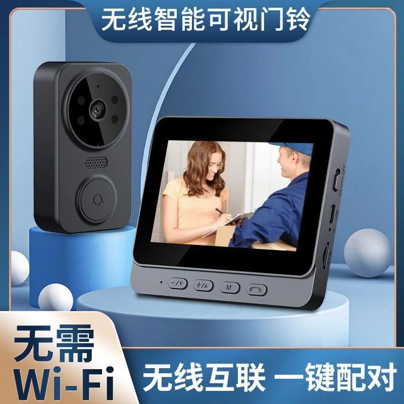 スマートワイヤレスビデオドアベルカメラ HD 盗難防止覗き穴 - Smart Home Video Doorbell Installation のレビューと価格
