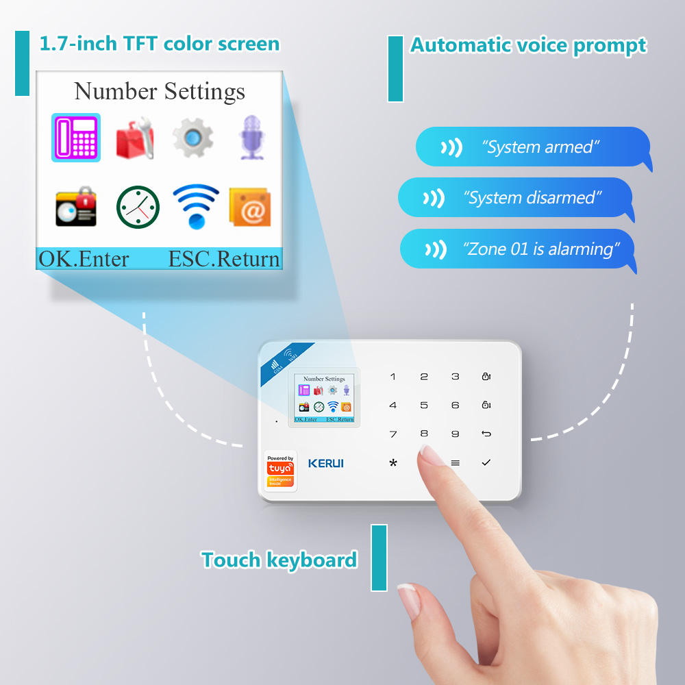 KERUI W181 警報システム Secutrity ホー - Smart Home Package のレビューと価格