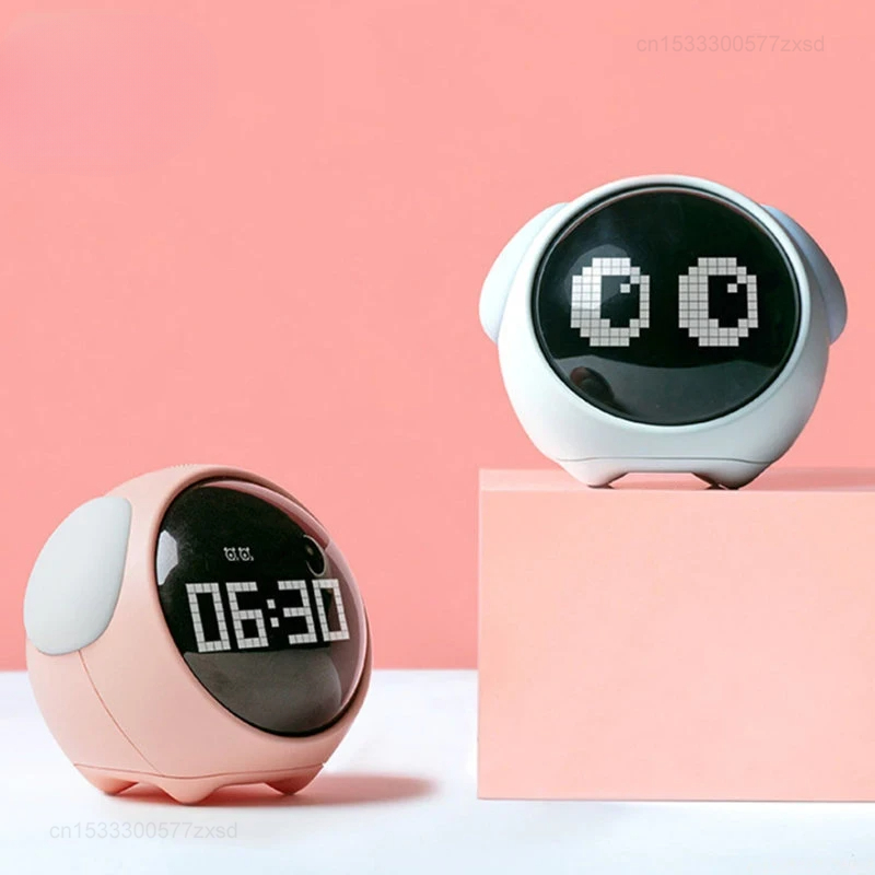 かわいい表情の目覚まし時計、スヌーズ機能付き、子供用デジタル - Smart Baby Night Light のレビューと価格